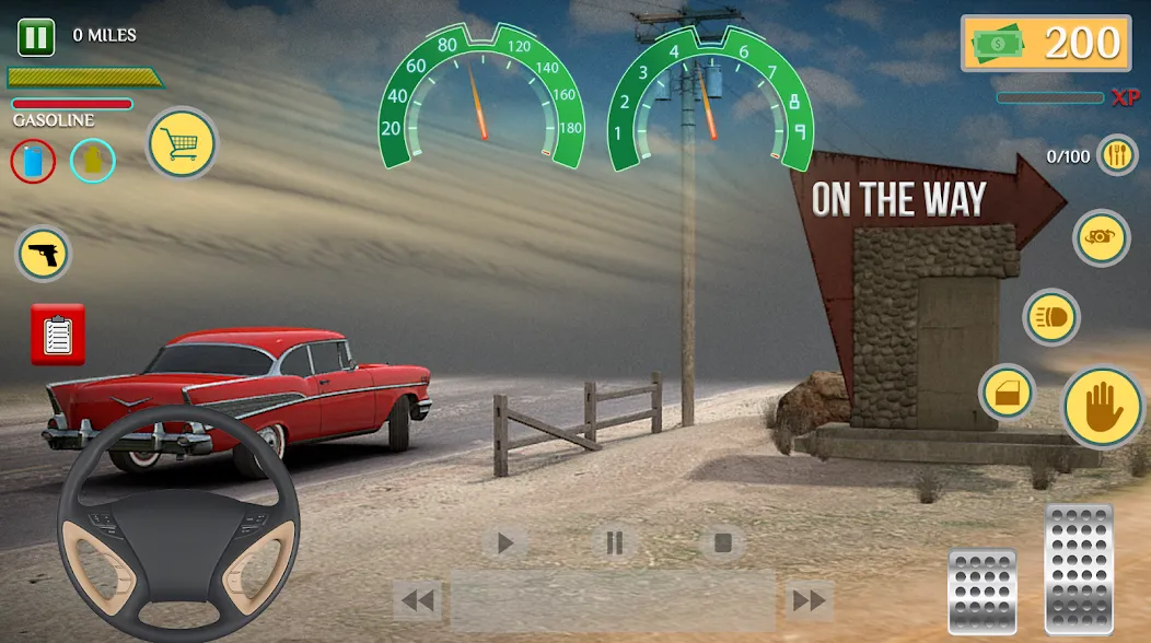 Long Road Trip Games Car Drive — скриншот 1