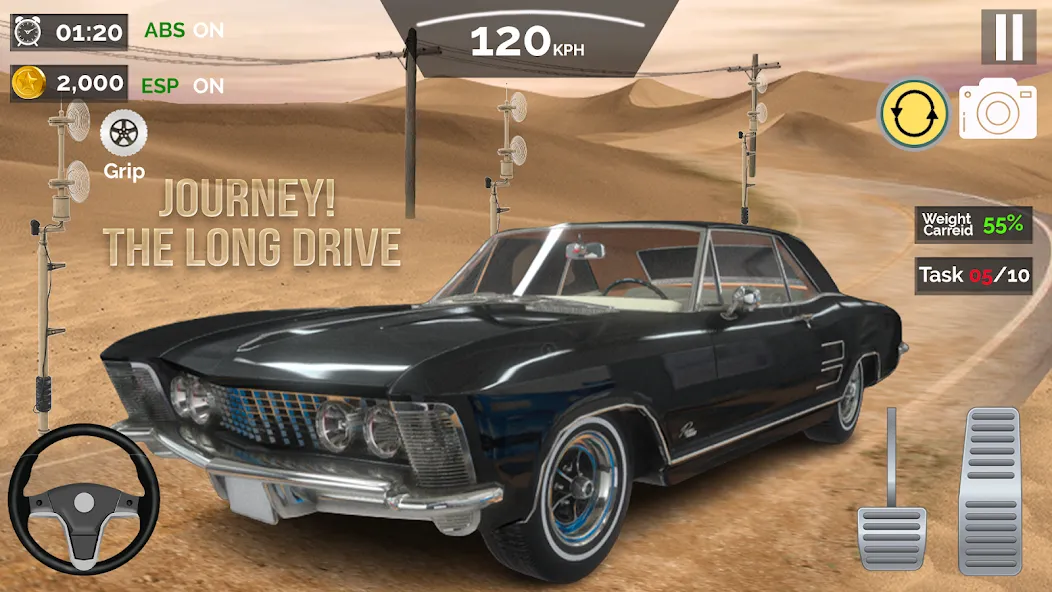 Long Road Trip Games Car Drive — скриншот 2