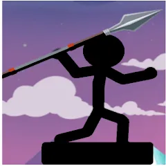 Скачать Spear war with Stickman — MOD на Андроид — Много денег