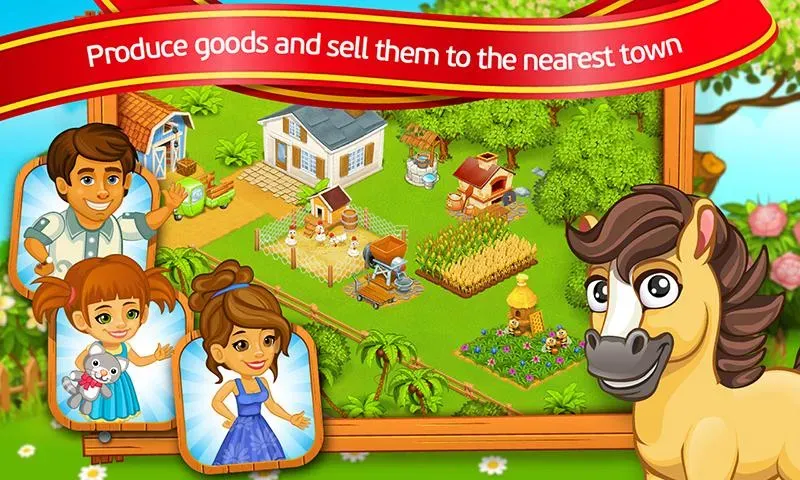 Farm Town: Cartoon Story — скриншот 4