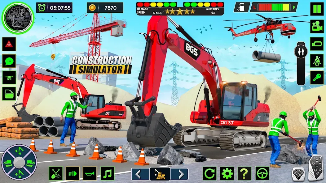 Real Road Construction Games — скриншот 5