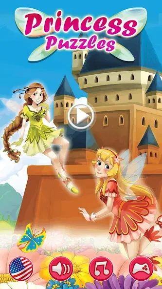 Princess Girls Puzzles - Kids — скриншот 1