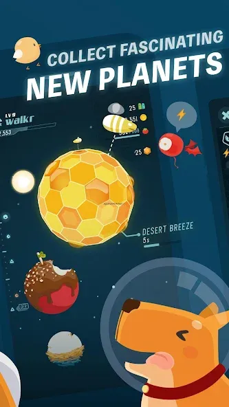 Walkr: Fitness Space Adventure — скриншот 2