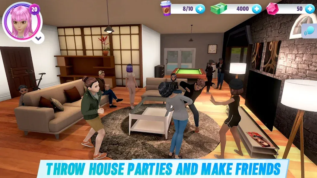 Virtual Sim Story: Home & Life — скриншот 1