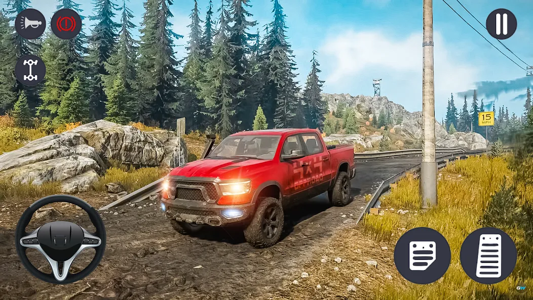 4x4 Jeep Offroad Car Driving — скриншот 2
