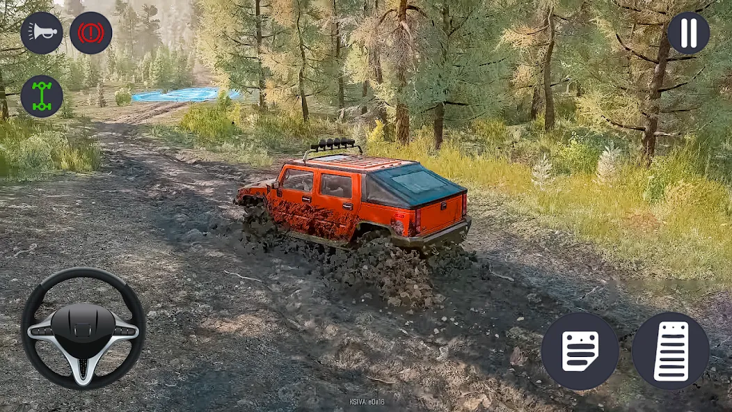 4x4 Jeep Offroad Car Driving — скриншот 4