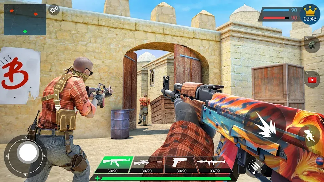 Commando Gun Shooting Games 3D — скриншот 2 Commando Gun Shooting Games 3D — скриншот 2