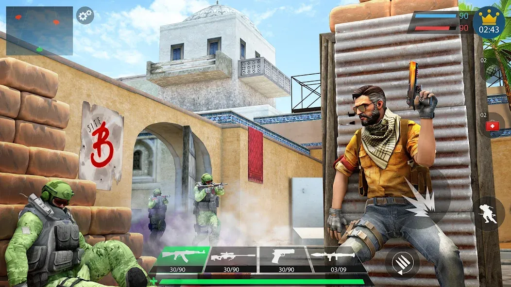 Commando Gun Shooting Games 3D — скриншот 3 Commando Gun Shooting Games 3D — скриншот 3