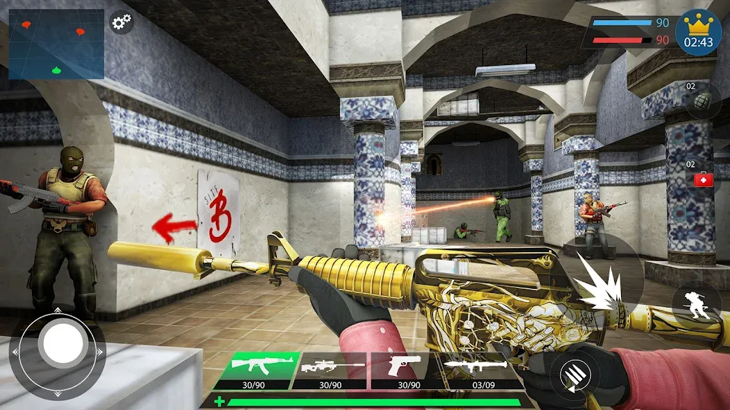 Commando Gun Shooting Games 3D — скриншот 4 Commando Gun Shooting Games 3D — скриншот 4