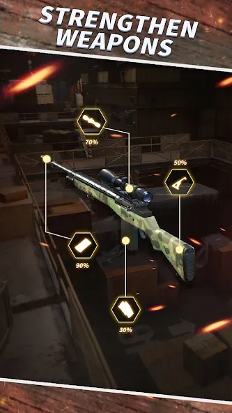 Sniper Shooting : 3D Gun Game — скриншот 1