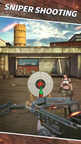Sniper Shooting : 3D Gun Game — скриншот 2