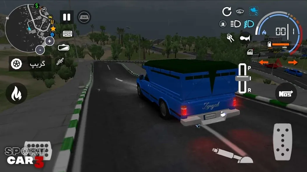 Sport car 3 : Taxi & Police - — скриншот 2