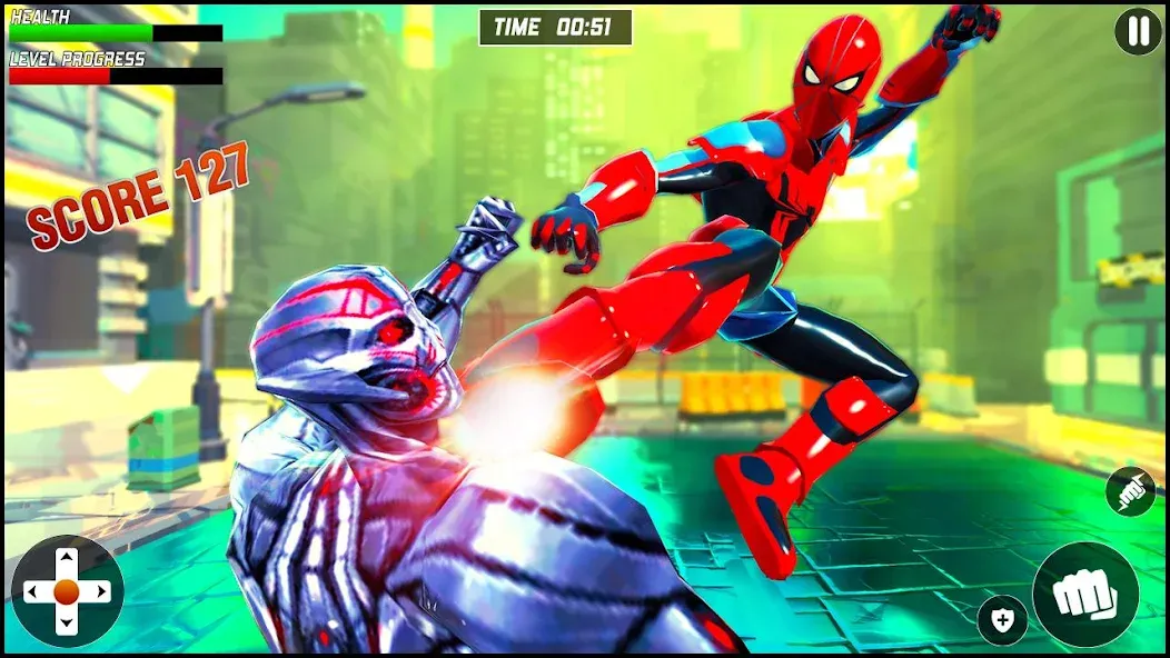 Strange Robot Spider hero Game — скриншот 3 Strange Robot Spider hero Game — скриншот 3