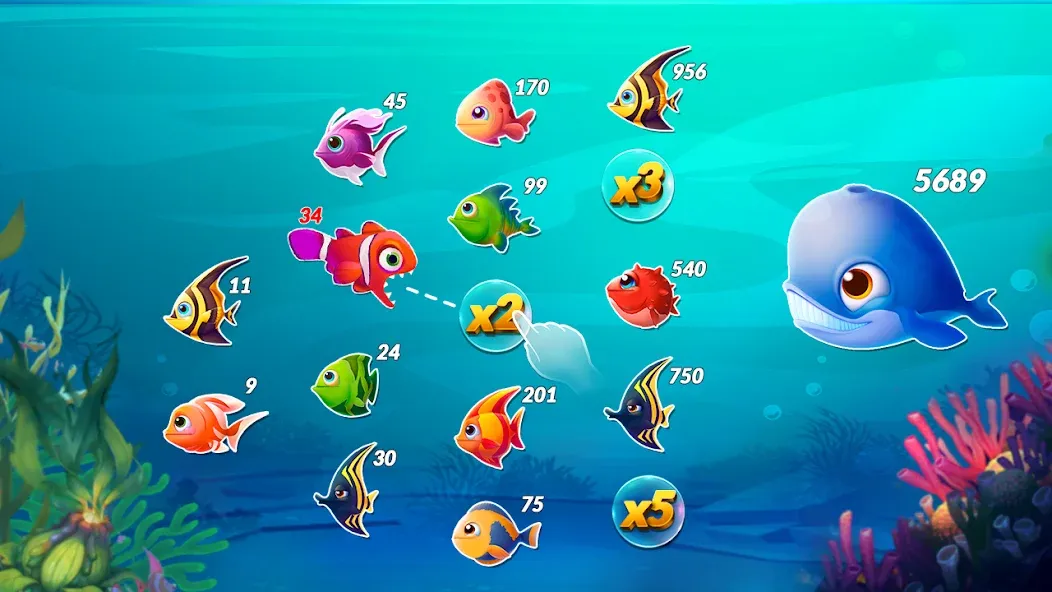 Big Eat Fish Games Shark Games — скриншот 3