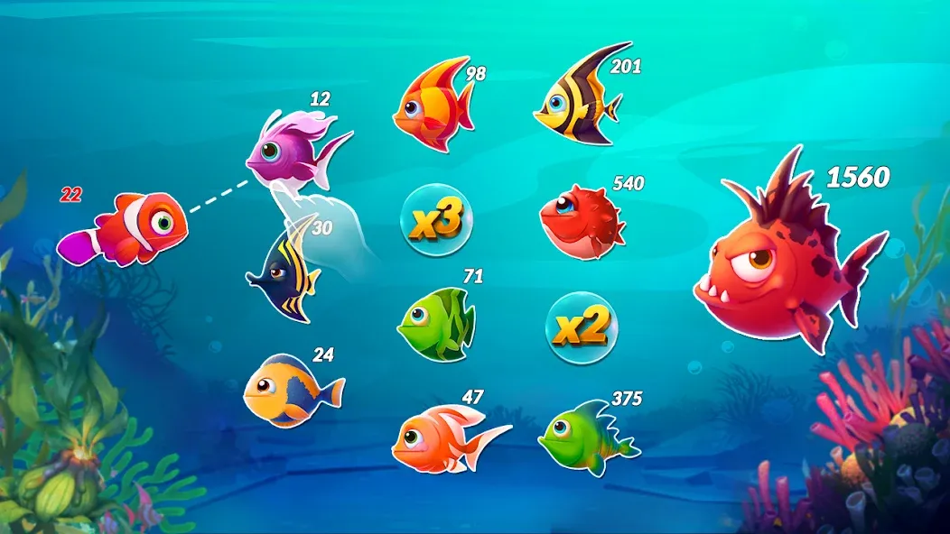 Big Eat Fish Games Shark Games — скриншот 5