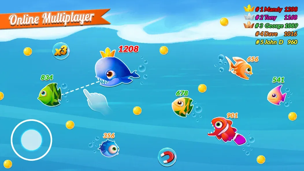 Fish.IO Fish Games Shark Games — скриншот 2
