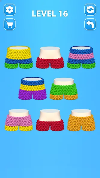 Cozy Knitting: Sorting games — скриншот 3
