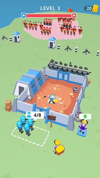 Army War Camp—Battle Game — скриншот 3