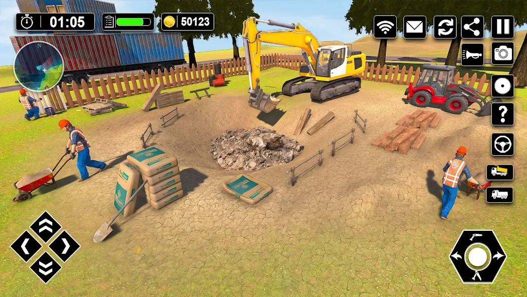 Wood House Construction Game — скриншот 1