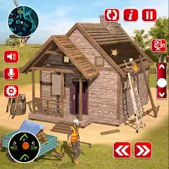 Wood House Construction Game - MOD Много денег