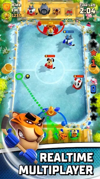 Rumble Hockey — скриншот 1
