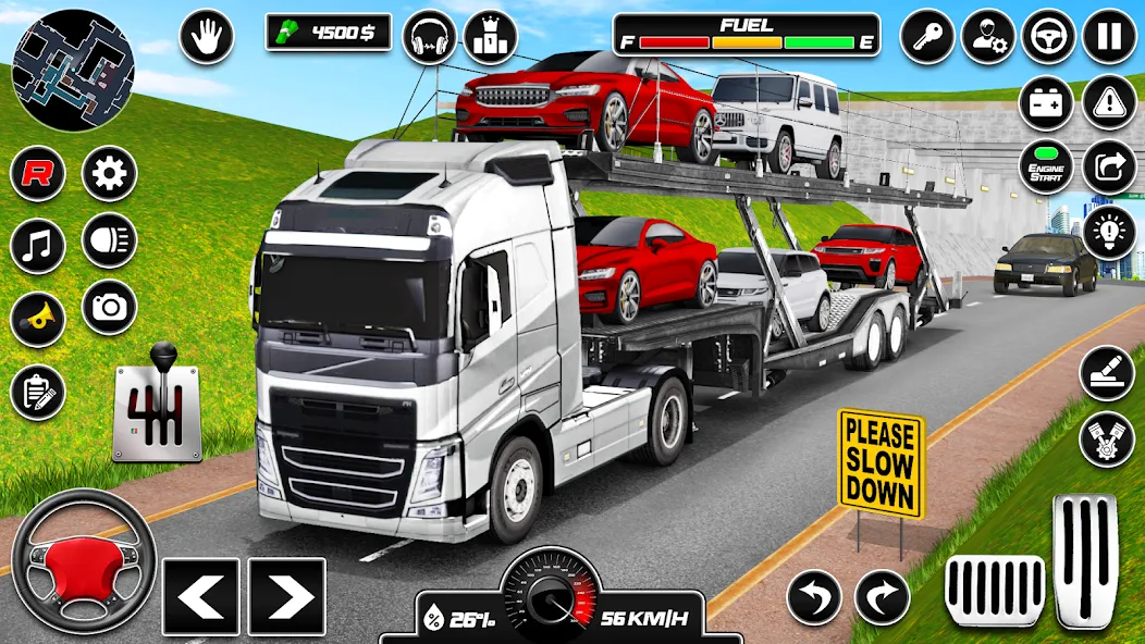Car Transporter 3d:Truck Games — скриншот 1