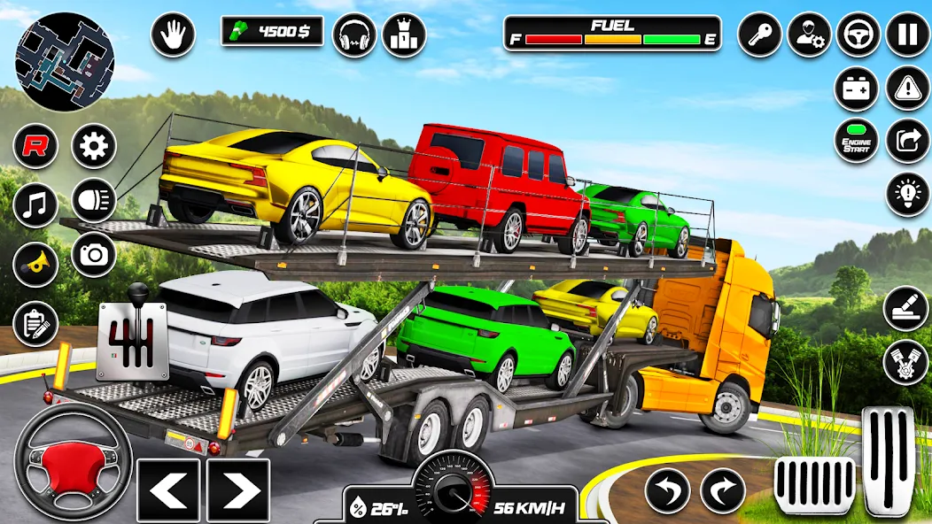 Car Transporter 3d:Truck Games — скриншот 2