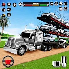 Car Transporter 3d:Truck Games MOD — Много денег