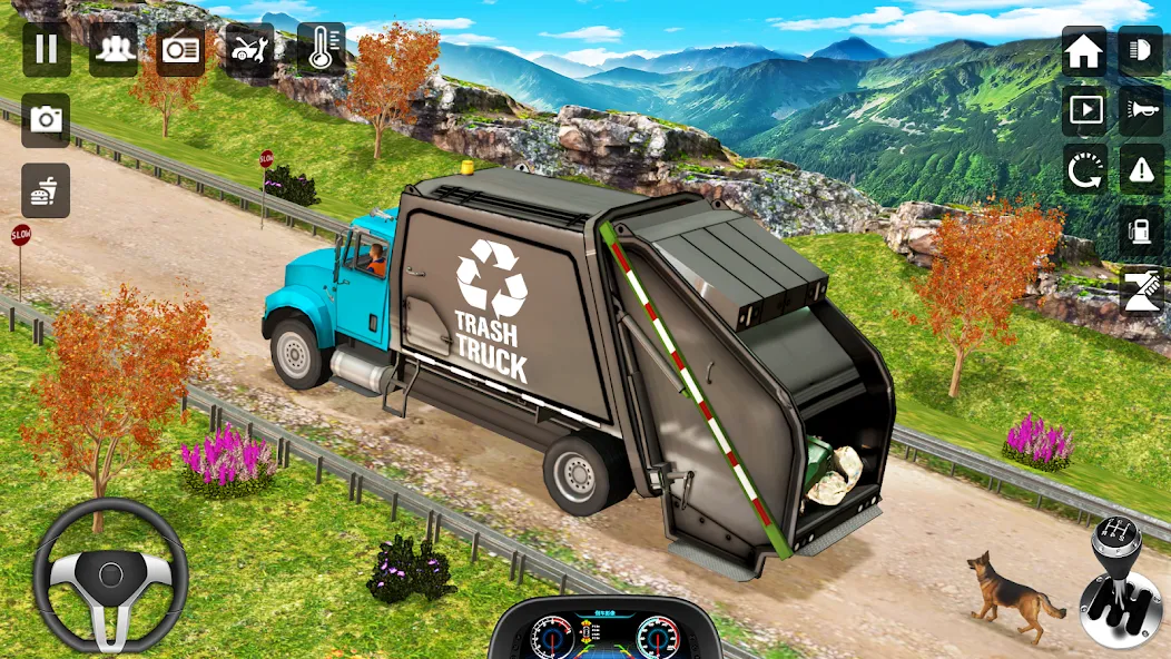 Trash Truck Games Simulator 3D — скриншот 2
