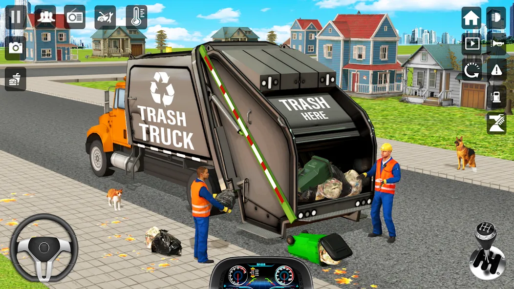 Trash Truck Games Simulator 3D — скриншот 4