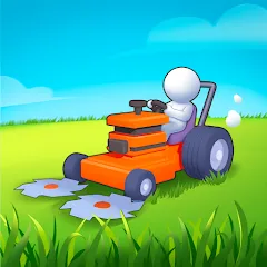 Скачать Stone Grass: Mowing Simulator на Андроид — Много денег и без рекламы