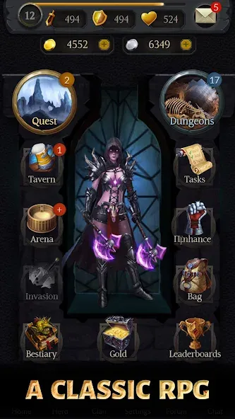 Age of Revenge: Turn Based RPG — скриншот 1