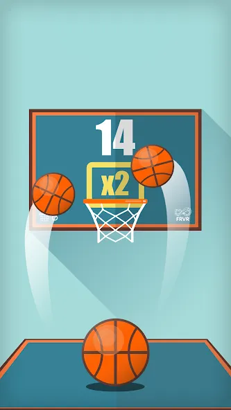 Basketball FRVR - Dunk Shoot — скриншот 1