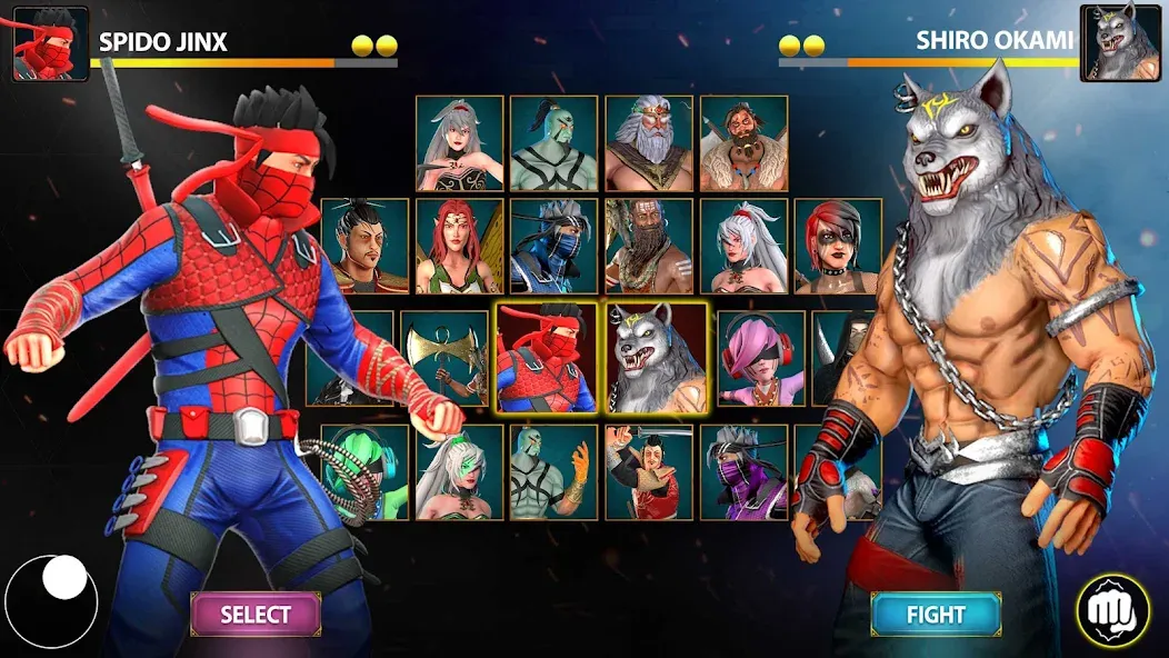 Ninja Clash: Karate Fighters — скриншот 1