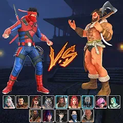 Скачать Ninja Clash: Karate Fighters — Модификация Много денег и разблокированы все персонажи