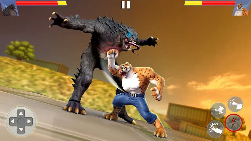 Kung Fu Animal: Fighting Games — скриншот 1