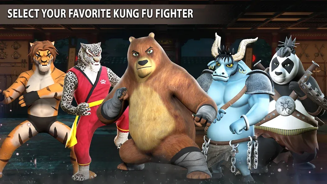 Kung Fu Animal: Fighting Games — скриншот 4