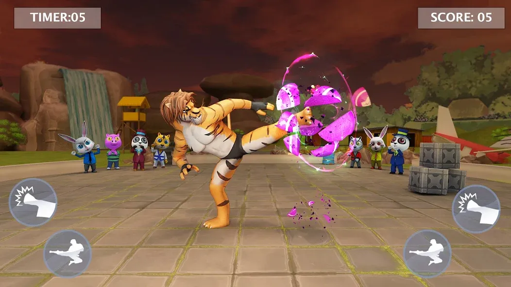 Kung Fu Animal: Fighting Games — скриншот 5