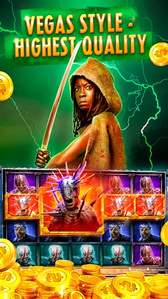 The Walking Dead Casino Slots — скриншот 1 The Walking Dead Casino Slots — скриншот 1
