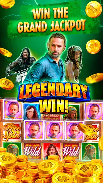 The Walking Dead Casino Slots — скриншот 5