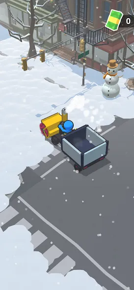 Snow shovelers - simulation — скриншот 1