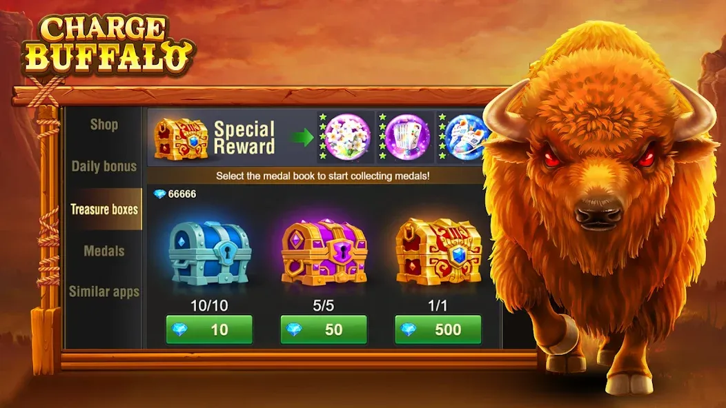 Charge Buffalo Slot-TaDa Games — скриншот 4