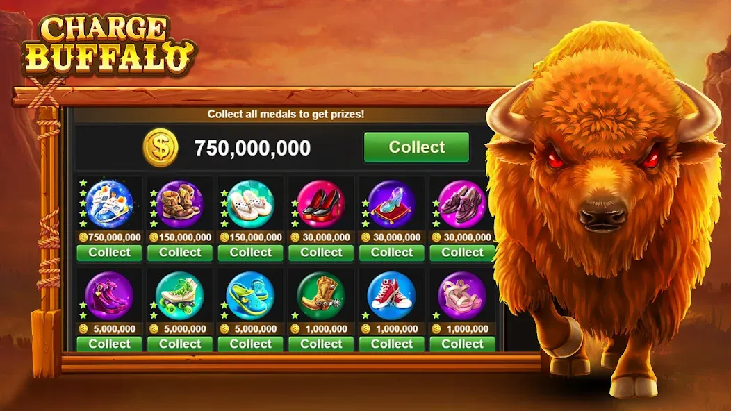 Charge Buffalo Slot-TaDa Games — скриншот 5