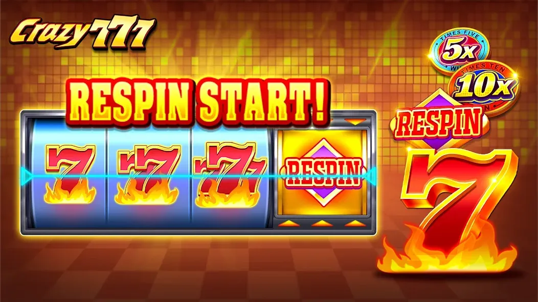 Crazy 777 Slot-TaDa Games — скриншот 2