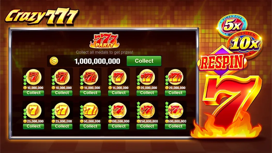 Crazy 777 Slot-TaDa Games — скриншот 3