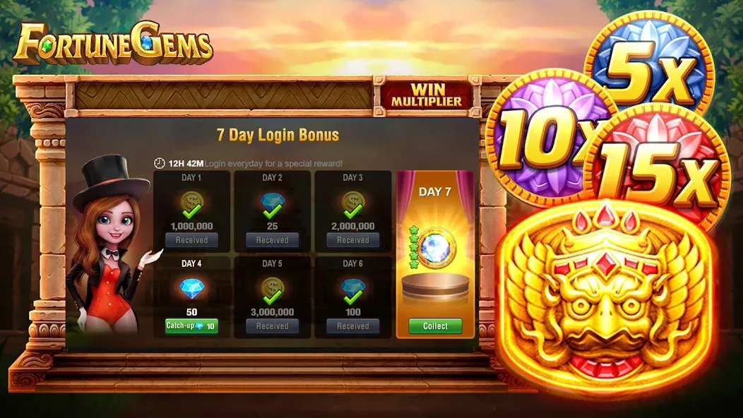 Slot Fortune Gems-TaDa Games — скриншот 3