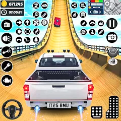 Ramp Car Game - Car Stunt MOD — Много денег