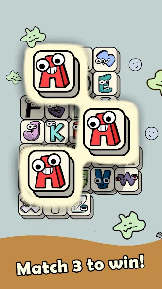 Alphabet Magic Tiles Match 3D — скриншот 4