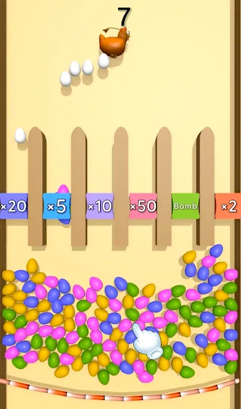 Eggs & Chickens: Cut Rope Game — скриншот 4 Eggs & Chickens: Cut Rope Game — скриншот 4