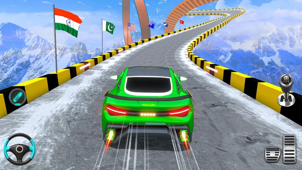Ramp Car Games: GT Car Stunts — скриншот 1